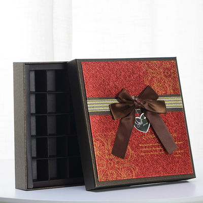 kualitas  Elegant Luxury Cardboard Chocolate Box Pabrik