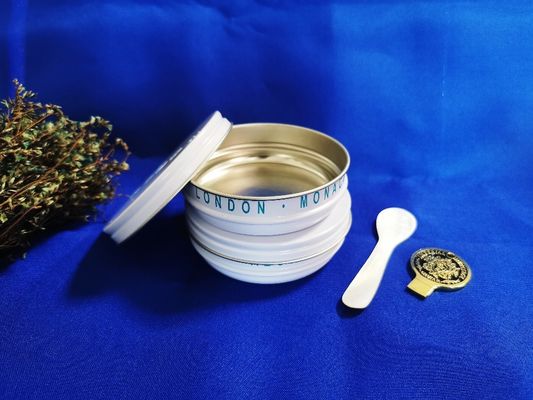 0.28mm Food Grade Tinplate Kaviar Packaging Vacuum Empty Kaleng kaleng 125g dengan pencetakan tutup datar warna penuh