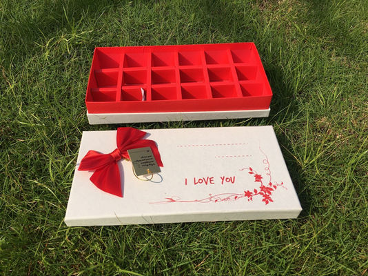 Customized kosong kotak hadiah kertas kaku kotak hadiah cokelat kemasan untuk festival