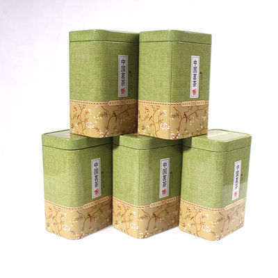 High End Metal Tin Box persegi panjang kosong Metal Oil Can Dengan CMYK / Pantone Color