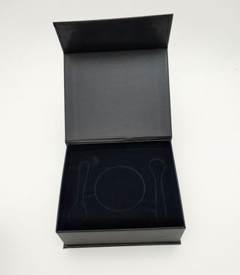 Set Hadiah Kaviar Kertas Kekerasan Bentuk Buku Berkualitas Dengan Sponge Inner Tray