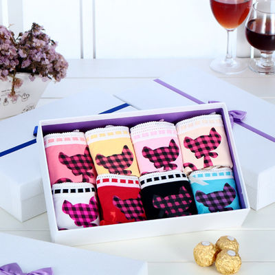 Handmade kotak hadiah persegi panjang kaku, kotak kemasan kertas kaku papan khusus