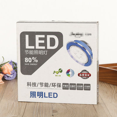 Kotak kemasan lampu led kertas bergelombang, Kotak kemasan bohlam lipat