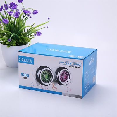 Soft Touch Custom Carton Box Perlindungan Panas Untuk Kemasan Mini Speaker