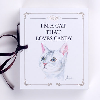 Top Open Candy Packaging Box Dengan Tutup Hot Foil Stamping Kelembaban - Bukti