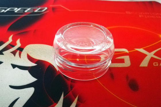 Toples Kaviar Kaca Transparan Tinggi 1 oz 28-30 gram Dengan Tutup Logam FDA Disetujui