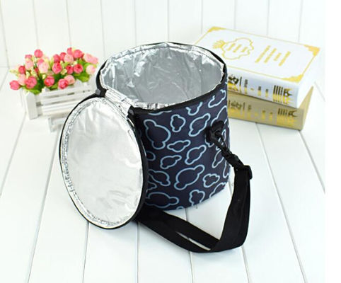 Freezable Soft Insulated Cooler Bag Minuman Dan Snack Cooler Dengan Tali Pengangkut