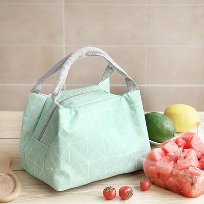 Kantong pendingin terisolasi lunak yang dapat digunakan kembali Kapasitas besar Dengan bahan kain linen