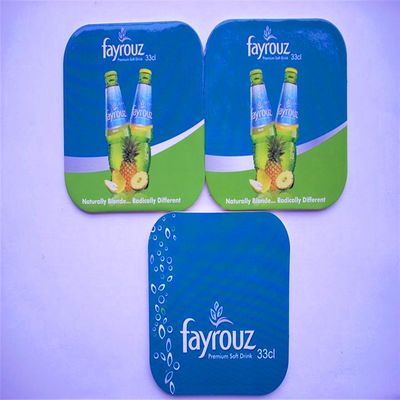 Disposable promotional drink coasters, personalized paper drink coasters (Menggunakan satu kali promo minuman),