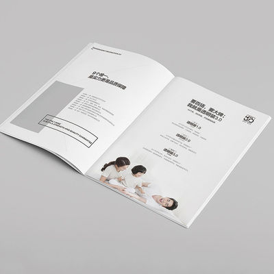 Kertas Cover Lembut Brosur berwarna penuh, Percetakan kartu nama khusus ISO 9001 Disetujui