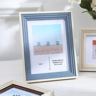 Waterproof Custom Photo Frame Sign Holder 3 Warna, dipasang di dinding / Stand Meja