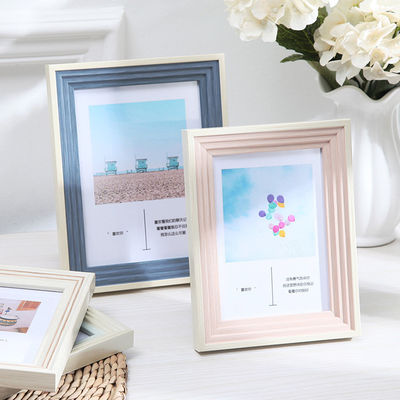 Waterproof Custom Photo Frame Sign Holder 3 Warna, dipasang di dinding / Stand Meja