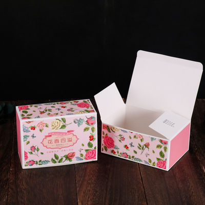 Pengemasan Kothak Snick Flower Tea Percetakan Offset Dengan Ukuran Disesuaikan