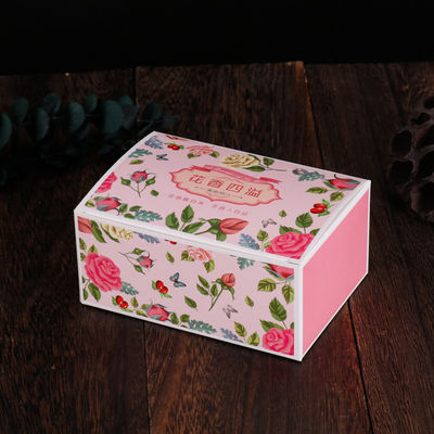 Pengemasan Kothak Snick Flower Tea Percetakan Offset Dengan Ukuran Disesuaikan