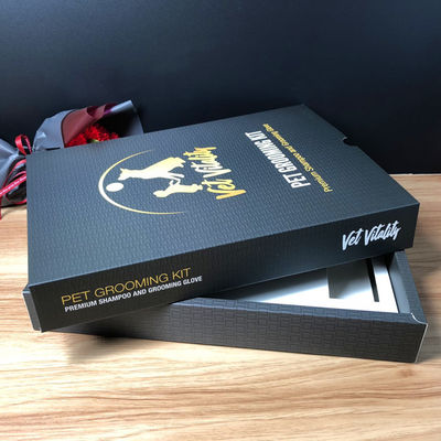 Kotak kemasan kertas bergelombang yang dapat digunakan kembali untuk kemasan kit perawatan hewan peliharaan