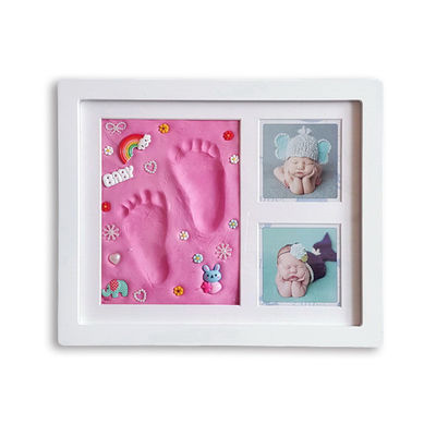 Bingkai Gambar Peringatan Ornamen 28X23CM Handprint dan Footprint Frame Kit