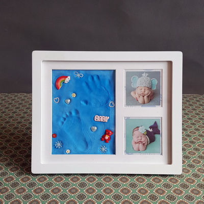 Bingkai Gambar Peringatan Ornamen 28X23CM Handprint dan Footprint Frame Kit