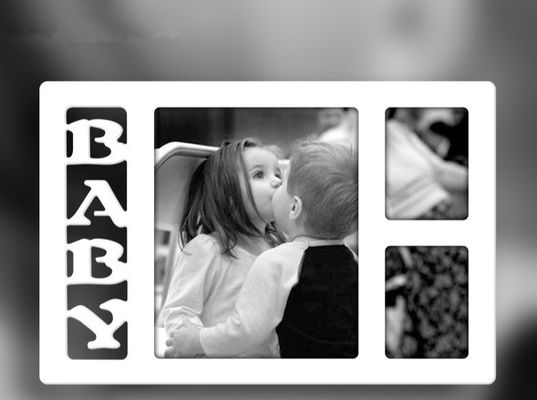 High End Ornament Photo Frame 34X21.5CM Impresi Tangan dan Kaki Bayi