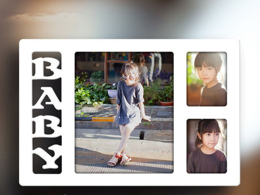 High End Ornament Photo Frame 34X21.5CM Impresi Tangan dan Kaki Bayi