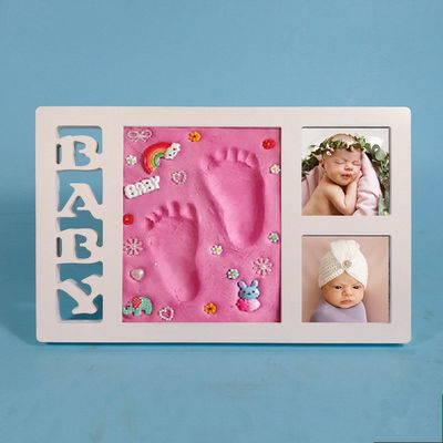 High End Ornament Photo Frame 34X21.5CM Impresi Tangan dan Kaki Bayi