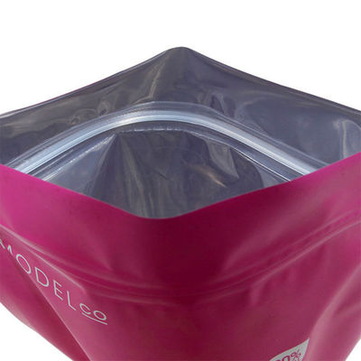 Plastik Stand Up Zipper Kantong Tas Pribadi Diterbitkan Untuk Makanan / Alkohol