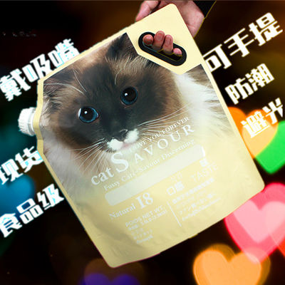 Heat Seal Custom Printed Plastic Bags Untuk Retail Merchandise Spout Packaging