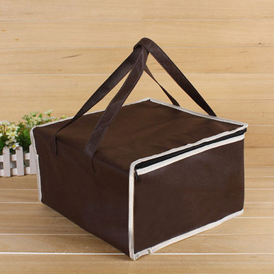 OEM Soft Insulated Cooler Bag 4 Size Brown Insulated Bag Stock Tersedia