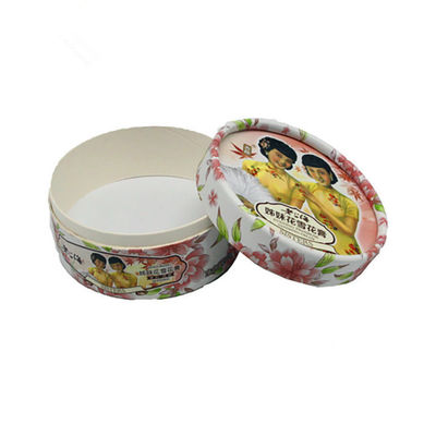 Desain kustom Perawatan Kulit Bundar Kertas Kekuatan Kotak Hadiah Kemasan Handmade Container