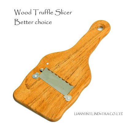 Makanan Kelas Keju Truffle Cutter Pengupas Dengan Tangkai Kayu Rosewood