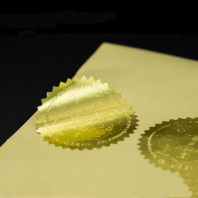 Waterproof Embossing CMYK 3D Logo Label Sticker Untuk Kosmetik