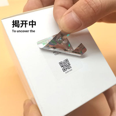 Elektronik Anti-Pengalsuan Label Dengan QR Code Waterproof