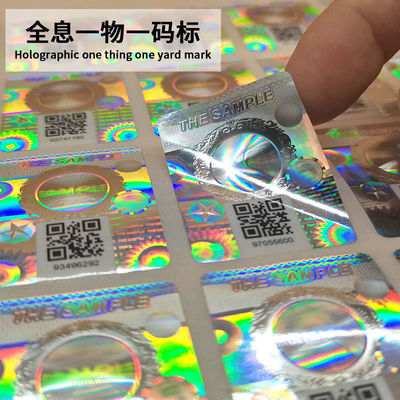 Elektronik Anti-Pengalsuan Label Dengan QR Code Waterproof