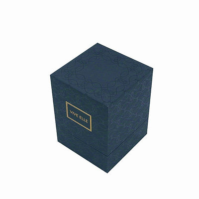 2mm Spot UV Candle Kotak Hadiah kaku Dengan Hot Stamping