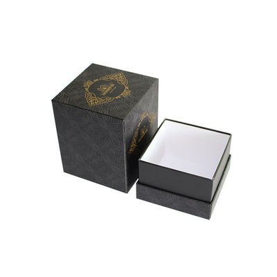 2mm Spot UV Candle Kotak Hadiah kaku Dengan Hot Stamping