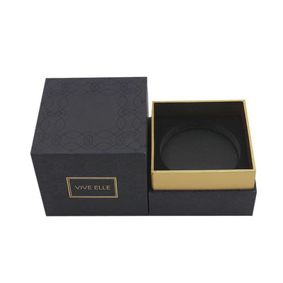 2mm Spot UV Candle Kotak Hadiah kaku Dengan Hot Stamping