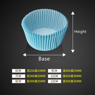 Anti Oil PE Laminasi Wedding Cupcake Liner Percetakan Offset
