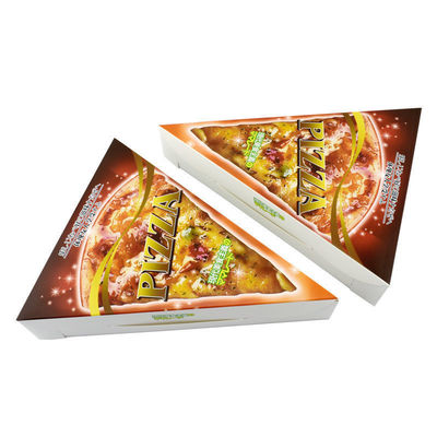 Kothak Kemasan Makanan Kertas Laminasi PE Di Dalam Untuk Potongan Pizza